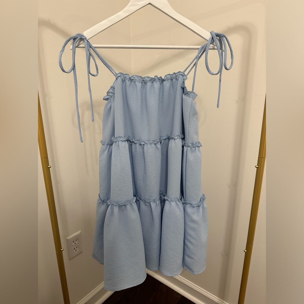 Blue women’s dress